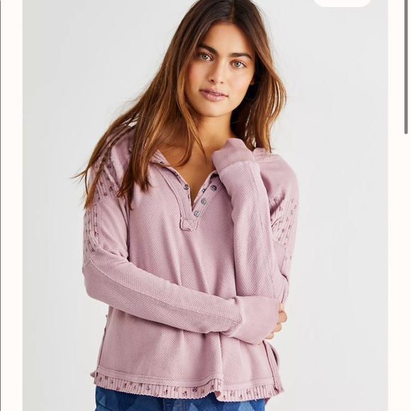 ISO free people heart to heart Henley - Picture 1 of 3